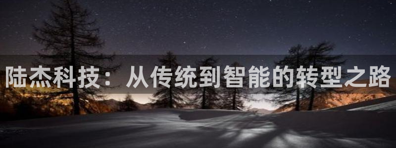 陆杰科技：从传统到智能的转型之路
